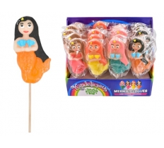 Mermaid Lollies 140g In Display Box X 24