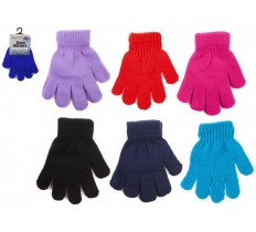 Childs Solid Colour Magic Gloves