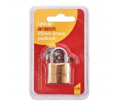 Amtech 25mm Brass Padlock