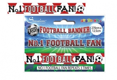Football Banners - Red and White