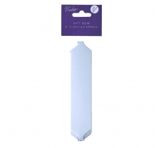 6" GIFT PULL BOW WHITE