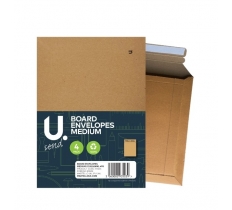 Board Envelopes Medium, 175x250mm, 4pk