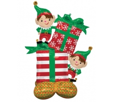 Air Loonz Christmas Elves Balloon 91X134cm