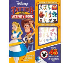 Disney Tattoo and Activity Book