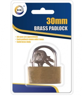 Brass Padlock 30mm