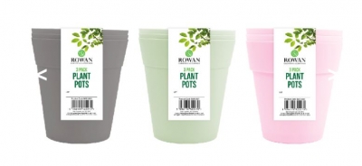 Plant Pots 13cm - 3 Pack