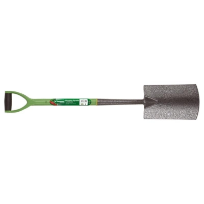 Garden Carbon Steel Border Spade With Soft Grip Handle