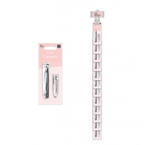 Nail Clippers 2pk With Clip Strip