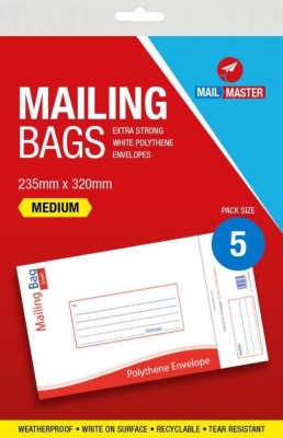 Mail Master Medium Mail Bag 5 Pack