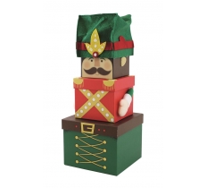 Plush Gift Box Set 3 Piece - Nutcracker