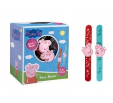 Peppa Pig Silicone Snap Band 2 Asst