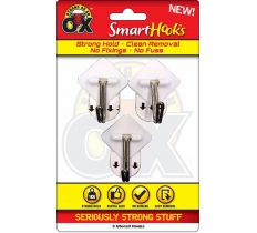 SERIOUSLY STRONG REMOVABLE CUP HOOKS 3 Pack