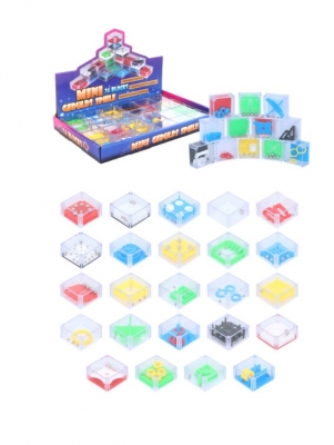 Puzzle Ball Cubes 3.5cm X 3.5cm X 1.7cm X 24pc