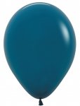 Sempertex 12" Deep Teal Latex Balloons 12 Pack