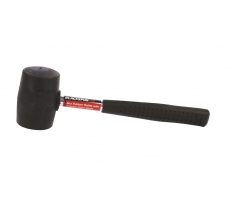 Rubber Mallet With Tubular Steel Shaft 8oz