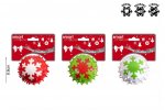 CHRISTMAS SPIKEY RUBBER SNOWFLAKE TOY 17CM
