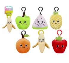 Plush 8cm Fruit With Clip ( Assorted Designs )