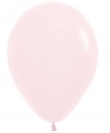 Sempertex Pastel Matt Pink 12" Latex Balloons 50 Pack