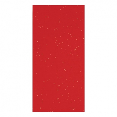Glitter Tissue Paper Red 6 Sheets
