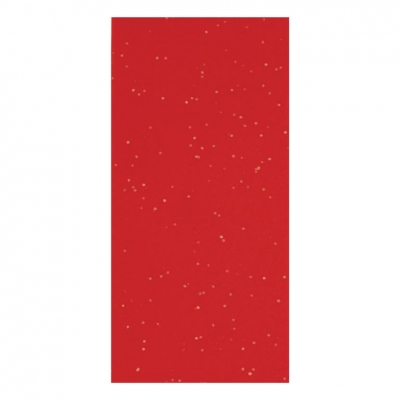 Glitter Tissue Paper Red 6 Sheets