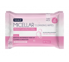 Nuage Micellar Cleansing Wipes 20 Pack Twin Pack