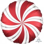 Satin Sangria Candy Swirls 18" Balloon