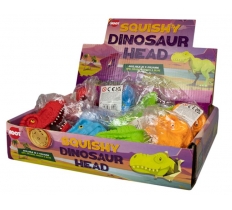 Dinosaur Head Squeeze Squishy Toy
