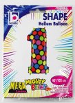 Number 1 Mighty Bright 40" Balloons