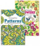 Flowers & Patterns Adult Colouring