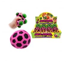 80MM SQUISHY SQUEEZY HEX BALLS (3 ASSORTED)