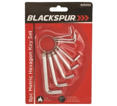 BLACKSPUR 8PC HEXAGON KEY WRENCHES - MM (CARDED )