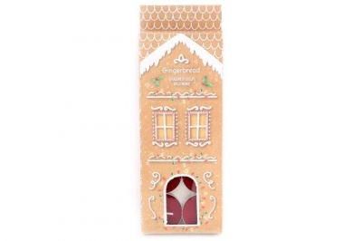 Set Of 10 Gingerbread House Tealights