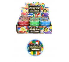 Brickz Slime Tubs (7cm x 2cm) 3 Assorted Colours