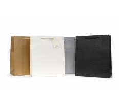 Gift Bag - Emb Foil Classics - Medium ( 18 X 23 X 10cm )