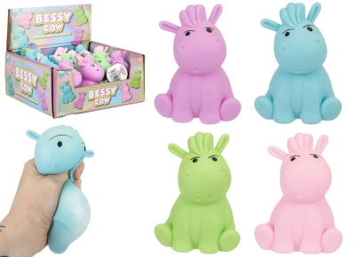 Sitting Bessy The Cow 10cm 4 Assorted