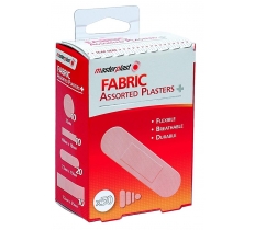ASST FABRIC PLASTERS 50 PACK