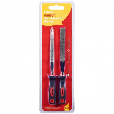 Amtech 2 Pack Diamond File Set