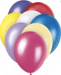 Premium 12" Pastel Pearlized Balloons Assorted 8 Pack