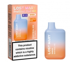 LOST MARY BM600 Prefilled Pod Kit Marybull Ice x 10 Pack