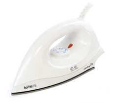 Homelife "Coral" 1200W Dry Iron - Non-Stick - White