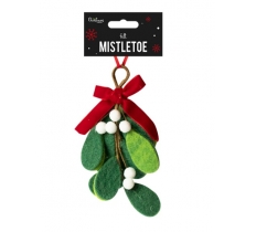 Mistletoe Felt Decoration 16cm x 8cm x 4cm