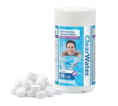 Clear Water 1kg 20g Multi Tabs (50 Tablets)