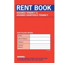 County Rent Books Assured Tenancy 100mm x 157mm