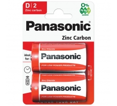 Panasonic D Batteries 2 Pack X 12