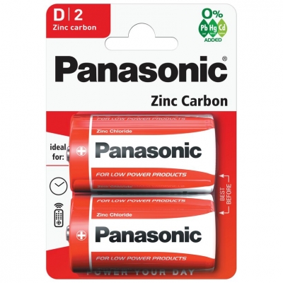 Panasonic D Batteries 2 Pack X 12