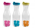 1L Plastic Carafe with Ice Cubes