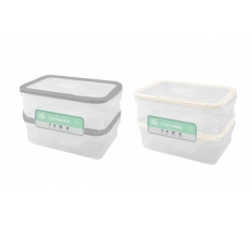 Clip Lock Containers 450ml 2 Pack