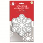 Christmas Drawstring Graphic Sack Jumbo