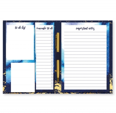 Stationery List Pad & Pen Opulent Gift Set
