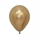 5" Sempertex Reflex Gold Latex Balloons 50 Pack